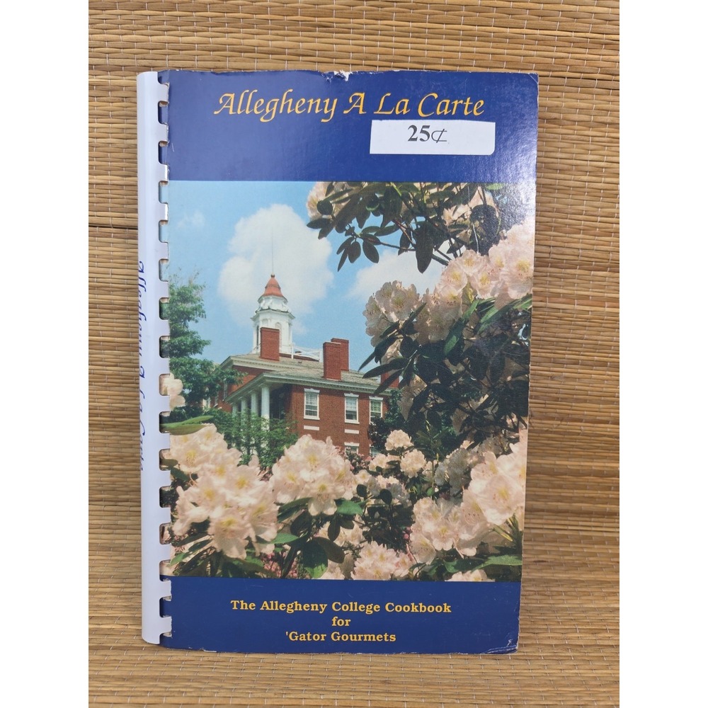 Allegheny College Cookbook For Gator Gourmets Meadville, PA